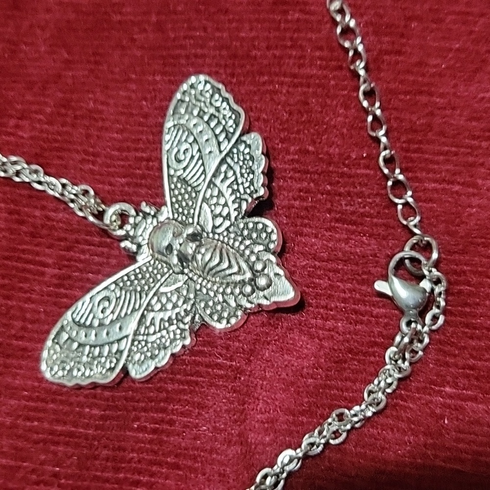 Death Moth Necklace